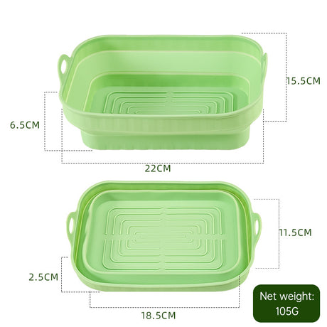 Silica Gel Air Frying Pan Baking Pan Household Food Grade High Temperature Resistant Silica Gel Steaming Pan Pan Pad Baking Cake - V.I.P Digital Presence