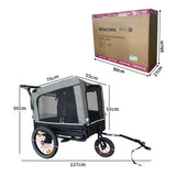 Outdoor Heavy Duty Foldable Utility Pet Stroller Dog Carriers Bicycle Trailer - V.I.P Digital Presence