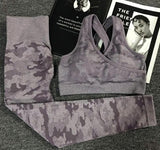 2PCS Camouflage Camo Yoga Set Sports Wear For Women Gym Fitness Clothing Booty Yoga Leggings + Sport Bra GYM Sport Suit Femme - V.I.P Digital Presence