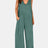 V-Neck Wide Strap Jumpsuit - V.I.P Digital Presence