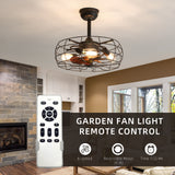 19inch Cage Retro Reiling Fan with Lights - V.I.P Digital Presence
