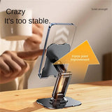 Mobile desktop stand rotatable foldable TV series tablet phone stand - V.I.P Digital Presence