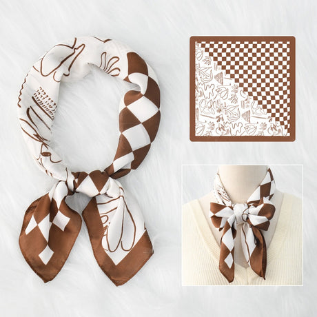 Silk Scarf Women's Sunscreen Beach Imitation Silk Versatile Silk Scarf Neckband - V.I.P Digital Presence