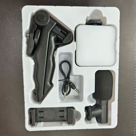 Desktop Beauty Leg Pocket Fill Light with Microphone Set Single Reflex Conference Lamp Handheld Photography with Microphone - V.I.P Digital Presence