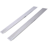 Aluminum ramp, 78 "Lx8.5" W lightweight loading ramp, 880 pounds/PR capacity, portable ramp, 2PCS - V.I.P Digital Presence