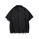 Pocket embroidery workwear short sleeved shirt men's and women's loose half sleeved shirt - V.I.P Digital Presence
