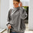 Casual round neck long sleeved velvet shirt women's top velvet shirt - V.I.P Digital Presence