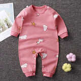 2024 Spring Autumn 0-2 Years Old Baby Romper Baby Jumpsuit Boys Girls Long-sleeved Trousers Newborn Romper Climbing Clothes - V.I.P Digital Presence