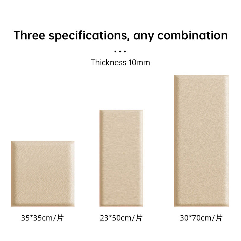 Kids' 3D Wall Stickers, Self - adhesive Soft Leather Bags, Anti - collision Wall & Bedhead Panels, 2 - 8 pcs - V.I.P Digital Presence