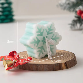 New Christmas Snowflake Aromatherapy Candle Hand-Made Romantic Atmosphere Creative Home Desktop Decorations With Gifts Ornaments - V.I.P Digital Presence