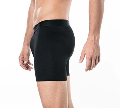2pcs Boxer Brief M Black A387-002 - V.I.P Digital Presence