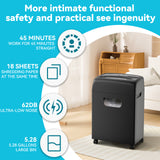 PAPER SHREDDER CROSS CUT LARGE BIN HIGH SECURITY LOW NOISE - V.I.P Digital Presence