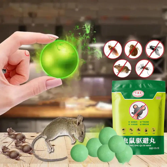 10 Pcs Peppermint Mice Repel Mouse Repeller Balls Mint Mice Repeller Fly Control Pouches for Outdoor Mouse Rats Squirrel - V.I.P Digital Presence