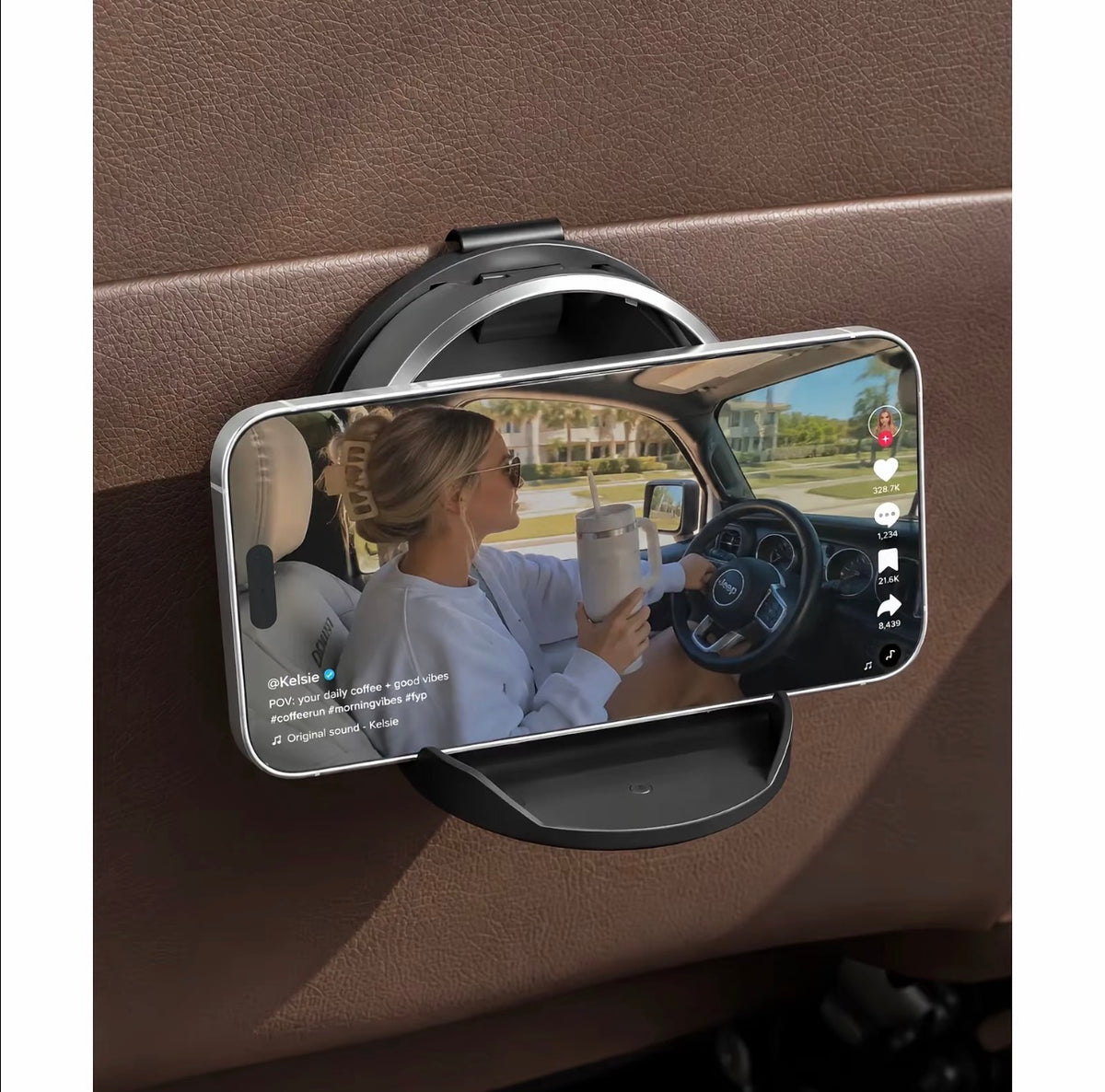 FoldGrip Car Cup Holder