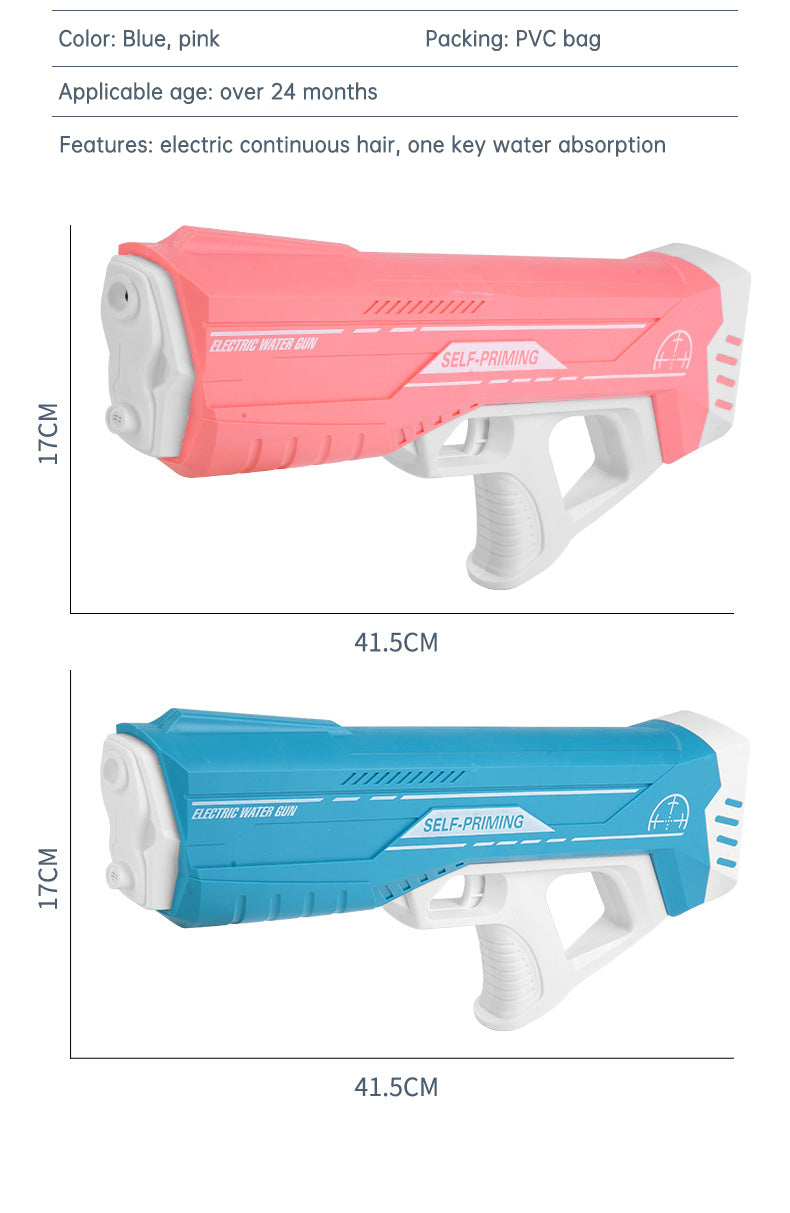 Electric Induction Water Gun Summer Outdoor Toys Automatic Pumping Gun Beach Swimming Pool Water Fight Children's Toy Gifts - V.I.P Digital Presence