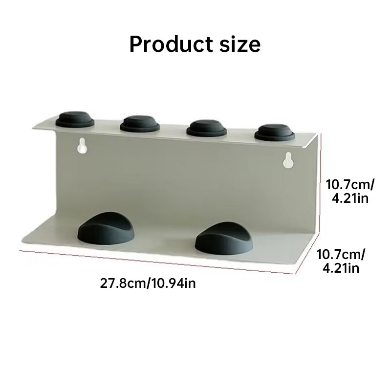 Non - Perforated Hair Dryer Holder. Also for Straighteners & Curling Irons. Ideal for Bathroom Sorting - V.I.P Digital Presence