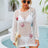 Sequin Star Round Neck Long Sleeve Cover Up - V.I.P Digital Presence