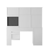 Corner gaming computer desk with socket, drawers, bookshelf and writing desk, modern L-shaped learning desk with storage space - V.I.P Digital Presence