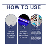 Resin Glue Crystal Drop Glue Diy Handmade Crafts Odorless High Transparent Quick Drying Glue - V.I.P Digital Presence