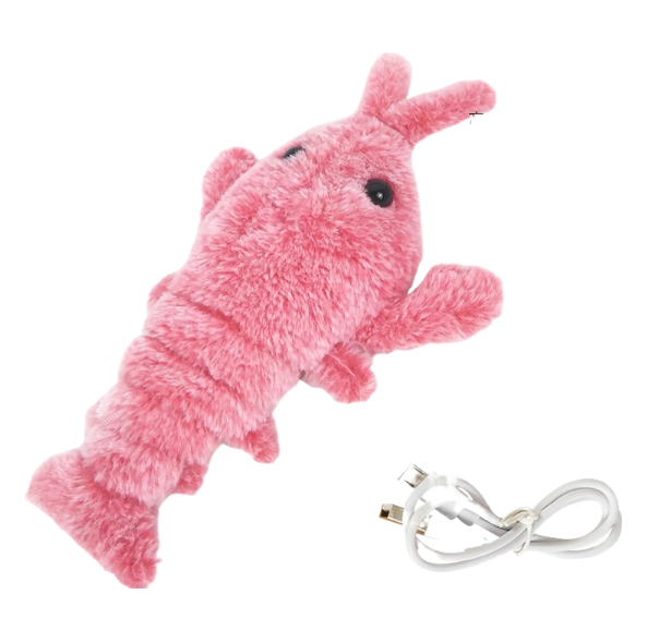 Pet Toy Gravity Jumping Shrimp Electric Simulation Lobster USB Charging Teasing Dog Cat Self Fun Soothing Tool - V.I.P Digital Presence