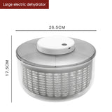 Electric Household Vegetable Salad Dehydrator Fruit and Vegetable Shaker Dryer Vegetable Washer Dehydrator Drain Basket - V.I.P Digital Presence