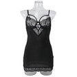 Sexy lingerie, lace hollow suspender, hip hugging, romantic sleepwear - V.I.P Digital Presence