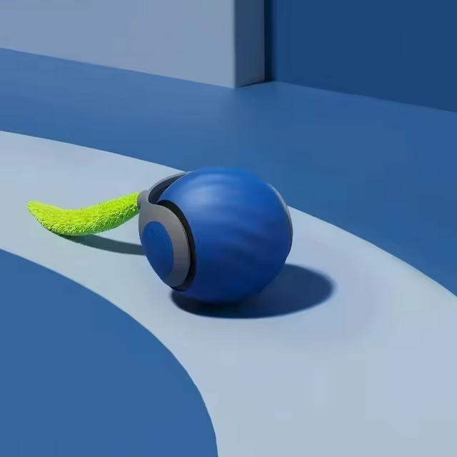 Dog toy automatic dog walking ball pet dog self fun stress relieving bite resistant electric intelligent dog teasing - V.I.P Digital Presence