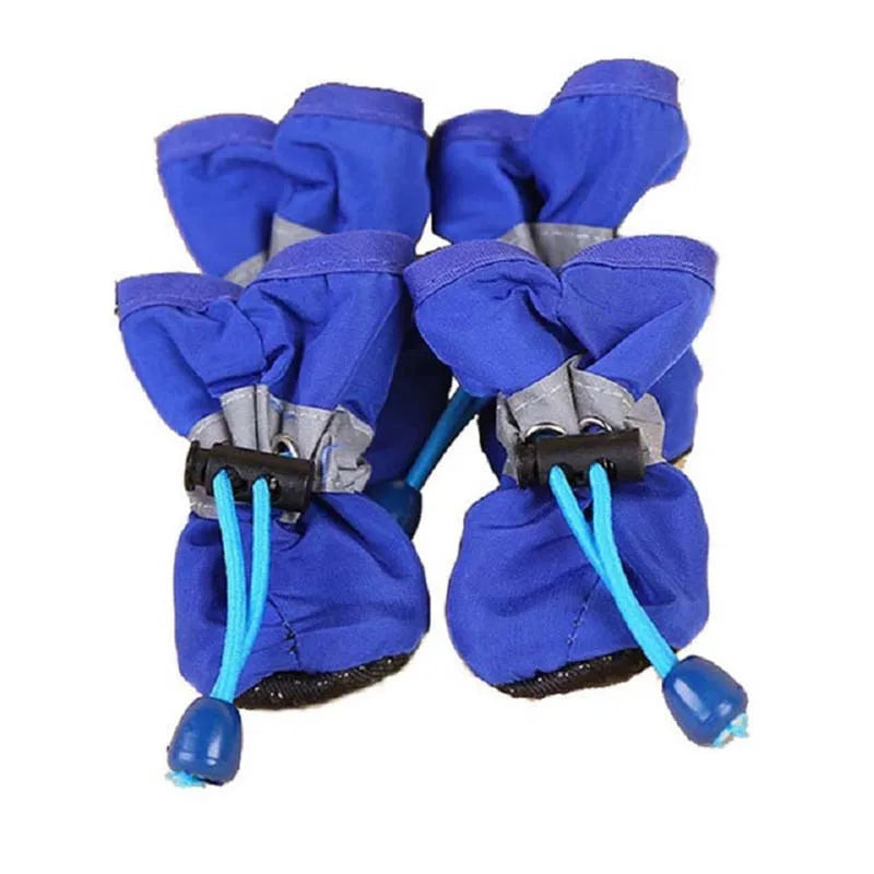 New 4pcs Pet Dog Shoes Anti-slip Rain Snow Boot Thick Warm For  Small Cats Dogs Puppy Dog Socks Booties - V.I.P Digital Presence