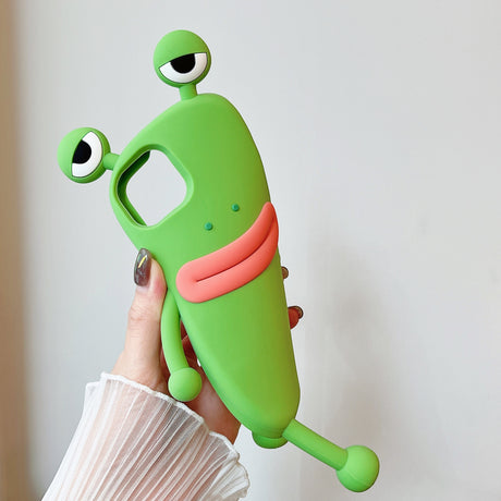 Funny Silicone 3D Frog Phone Case For IPhone 14 13 11 12 Pro Max XS XR X 7 8 Plus SE Cartoon Cute Shockproof Bumper Cover - V.I.P Digital Presence