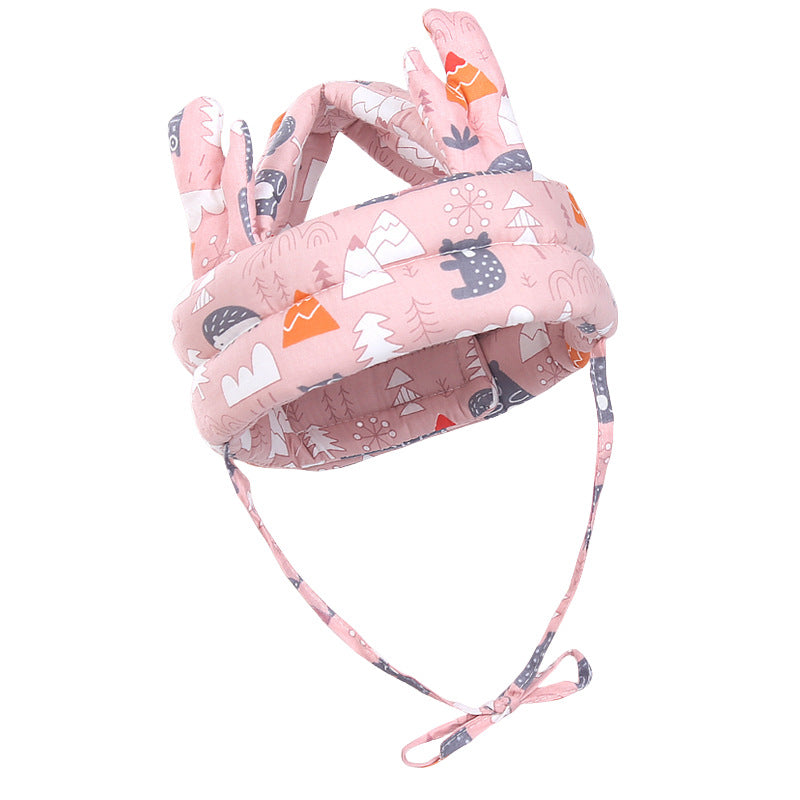 Baby anti-collision hat baby walking anti fall hat children's anti fall head protection hat safe breathable and washable - V.I.P Digital Presence