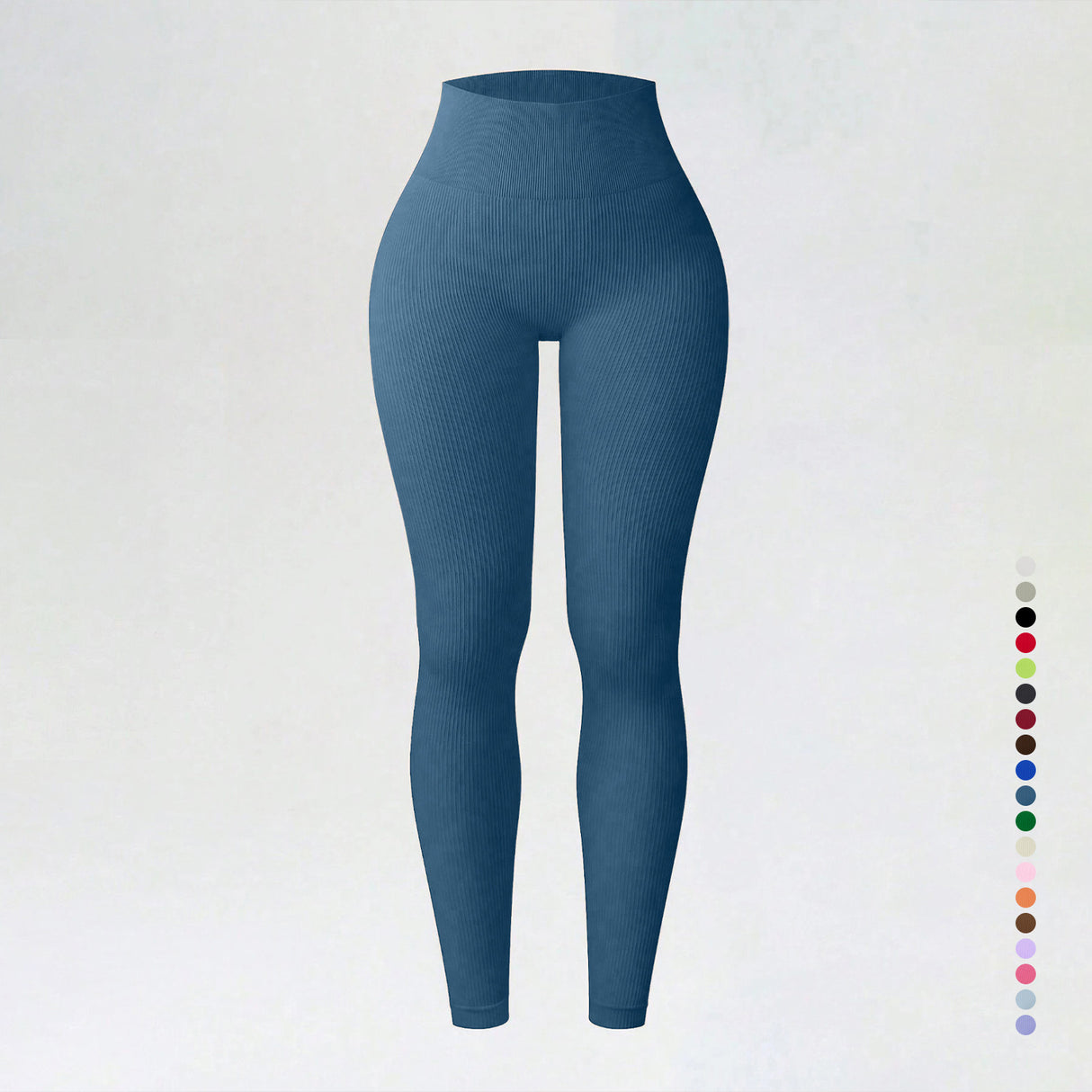 Threaded autumn and winter yoga pants seamless fitness pants high waisted sports yoga clothes leggings - V.I.P Digital Presence