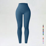 Threaded autumn and winter yoga pants seamless fitness pants high waisted sports yoga clothes leggings - V.I.P Digital Presence