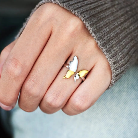 925 Sterling Silver Butterfly Ring - V.I.P Digital Presence