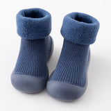 Baby walking shoes in autumn and winter with plush and thickened soft soles, non slip, pure cotton floor socks for both boys and girls to keep warm - V.I.P Digital Presence