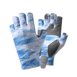 Fishing Half finger Road Asian Gloves Men and Women Ice Silk Sunscreen, Sweat Absorbent, Breathable, Anti slip, Anti stab Outdoo - V.I.P Digital Presence