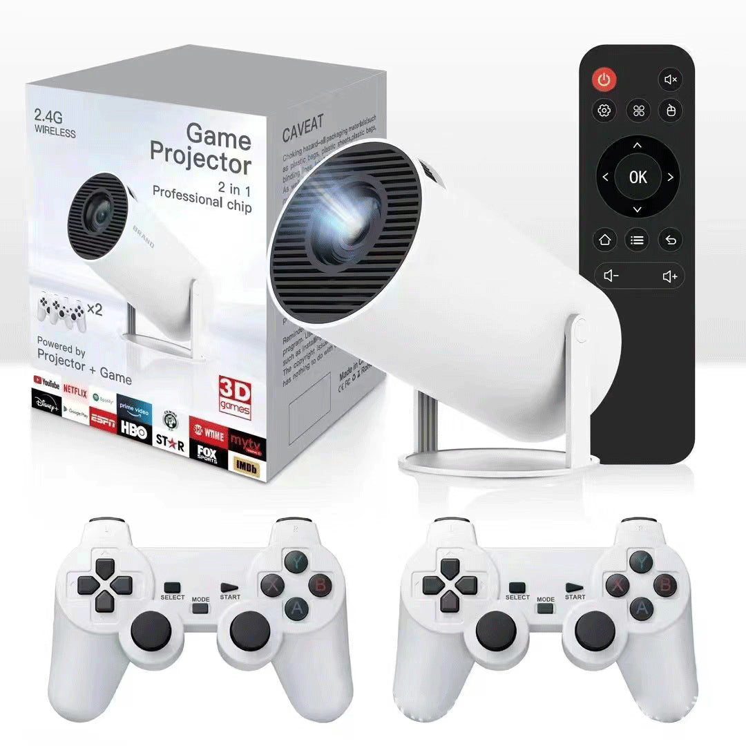New game version HY300/P30 4K Android 11 game console HD projection home projector - V.I.P Digital Presence