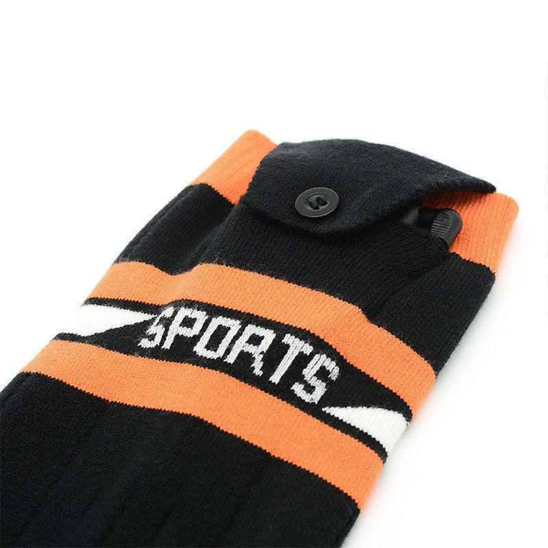 Warm socks for winter, electrically heated socks with USB charging, long tube electric heating socks for skiing, and heated socks for skiing - V.I.P Digital Presence