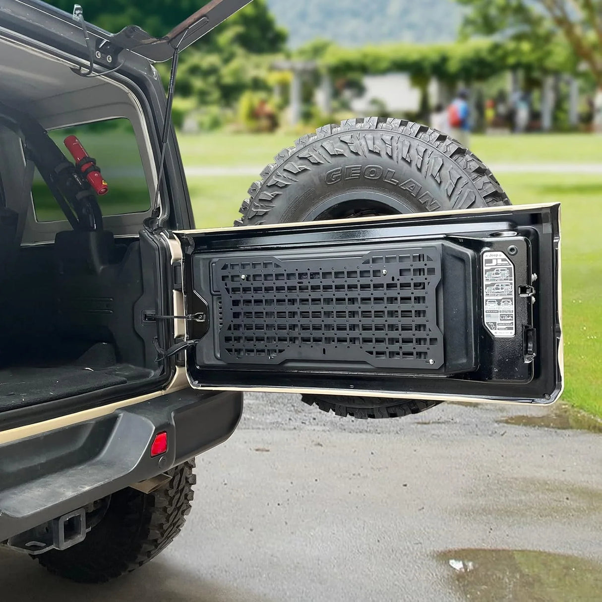 JK&JL Tailgate Tactical Panel for Wrangler Tailgate Tool Kit/JL Organizer Racks Compatible with Jeep Wrangler 2007-2022 JK JKU & - V.I.P Digital Presence