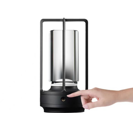 "Vintage Aluminum Table Lamp with LED Dining Table Ambience Light, USB Charging, Touch Control, Decorative Bar and Camping Night Light" - V.I.P Digital Presence