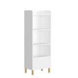 Kids 4-Tier Bookcase Children's Book Display Bookshelf Toy Storage Cabinet Organizer for Children's Room Playroom - V.I.P Digital Presence