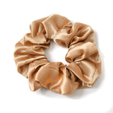 Women Silk Scrunchie Elastic Handmade Multicolor Hair Band Ponytail Holder Headband Hair Accessories 1PC Satin Silk Solid Colo - V.I.P Digital Presence