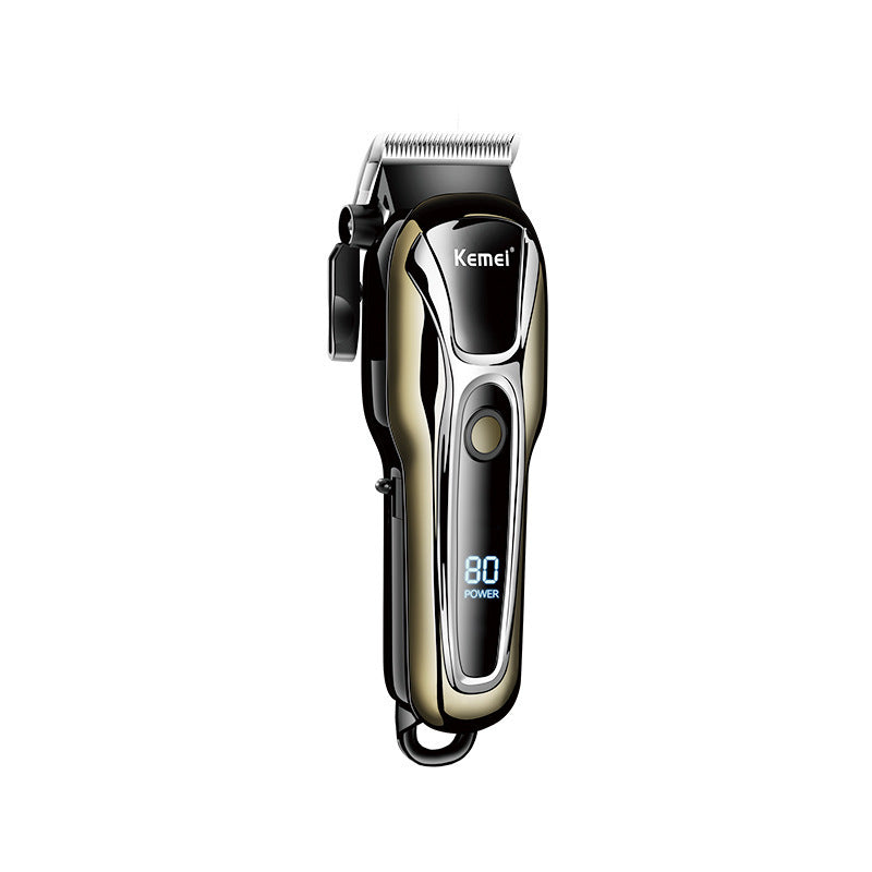KM-1990PG Hair Clipper Electric Shaving Head High Power LCD Digital Display Electric Pushing Hair Salon Special - V.I.P Digital Presence