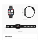 S5 smartwatch IP68 waterproof Bluetooth call sports wristband heart rate and blood oxygen monitoring - V.I.P Digital Presence