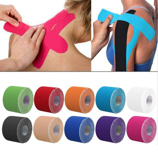 Sports muscle protector with all cotton waterproof 5cm muscle patch/intramuscular effect kinesiology tape - V.I.P Digital Presence
