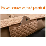 Flax Car Seat Cover Four Seasons Front Rear Linen Fabric Cushion Breathable Protector Mat Pad Auto accessories Universal Size - V.I.P Digital Presence