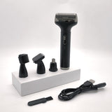 New Men's 4 in 1 Electric Razor Nose Hair Sideburns Knife Trimmer Eyebrow Grooming Set Compound - V.I.P Digital Presence