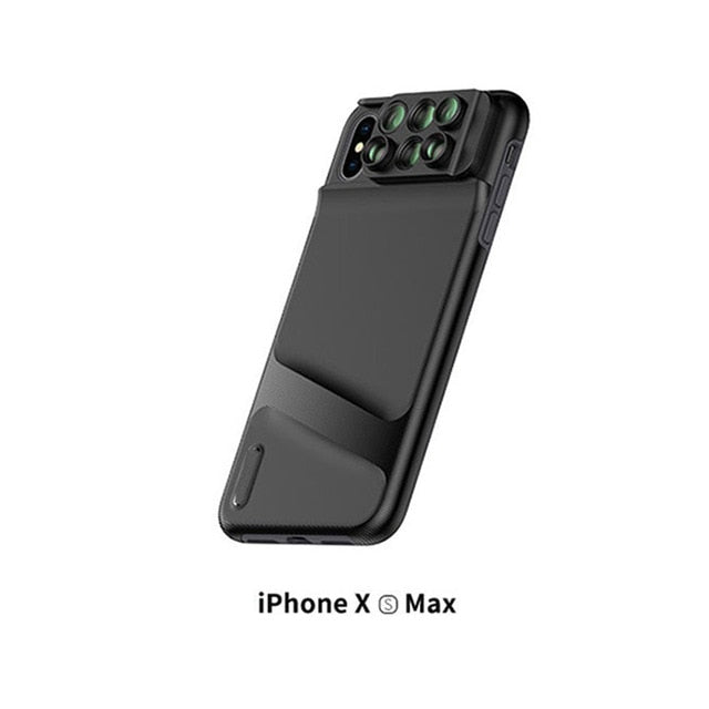 Camera Lens Phone Case for iPhone XR XS Max Fisheye Wide Angle Macro Lens Phone Cover Mobile Phone Lensese Case Full Coverage - V.I.P Digital Presence