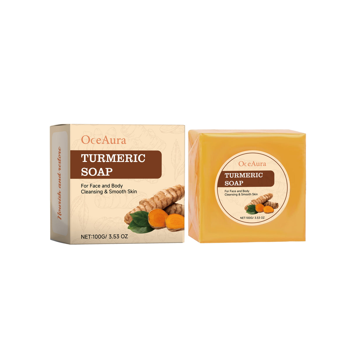 Turmeric Bath Soap Gently Cleans And Moisturizes The Skin And Body With A Clean And Refreshing Bath Soap - V.I.P Digital Presence
