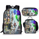 New 3PC-SET Skibidi Toilet Man Backpack Custom Game Peripheral Schoolbags For Primary Secondary School Teenage - V.I.P Digital Presence
