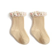 New Girls Socks Combed Cotton Korean Style Baby Socks Chiffon Floral Princess Lace Mid Tube Socks - V.I.P Digital Presence